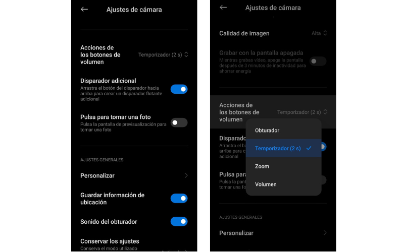 Hacer fotos en Android.