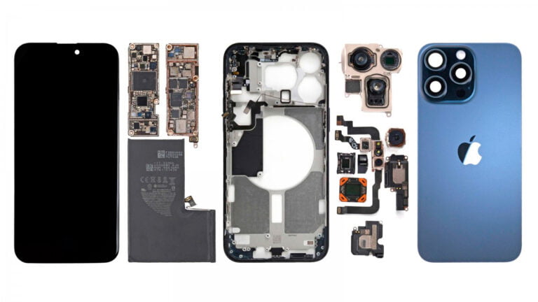 iPhone desmontado